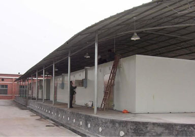 安徽六安生豬屠宰場(chǎng)大型低溫冷庫工程